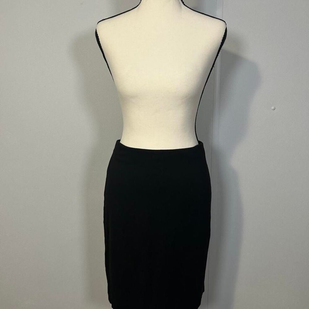 Kenneth Cole New York Black Pencil Skirt Size 6 Career Office Classic